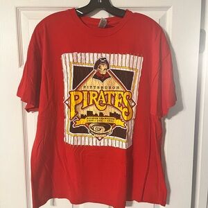 Pittsburgh Pirates Red Short Sleeve Tee